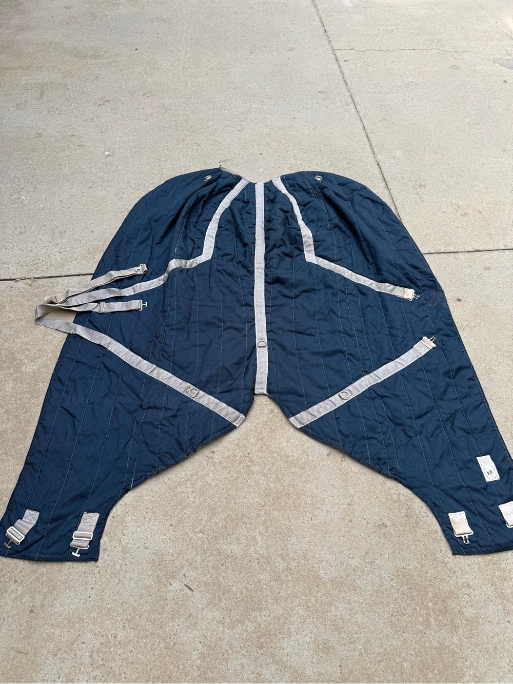Vintage !!! Old original Triple Crown equestrian brand stable blanket see label